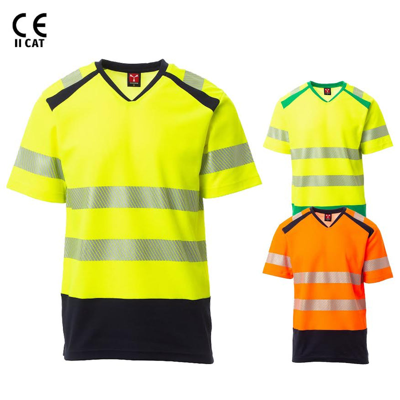 Carica immagine in Galleria Viewer, T-Shirt Alta Visibilità Cotton Feel Payper Way