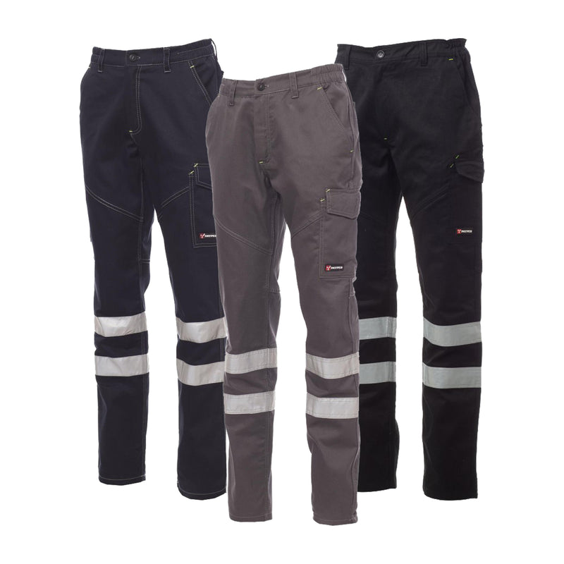 Carica immagine in Galleria Viewer, Pantaloni da Lavoro Multistagione Riflettenti Uomo Payper Worker Reflex