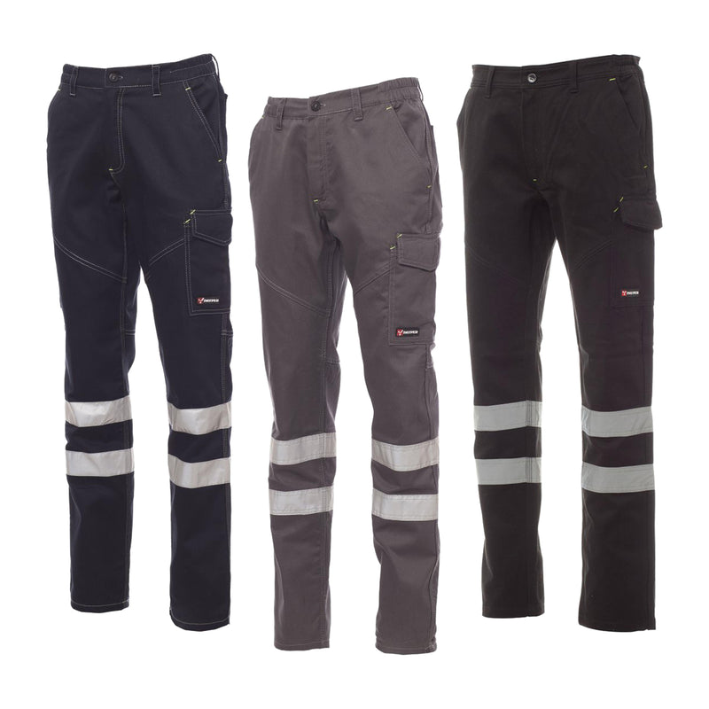 Carica immagine in Galleria Viewer, Pantaloni da Lavoro Invernali Riflettenti Cotone Payper Worker Winter Reflex