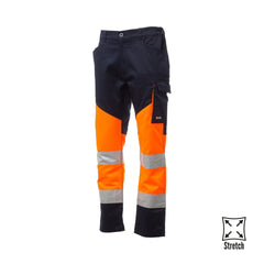 Pantaloni da lavoro Alta Visibilità Edilizia Industria con Bande riflettenti Payper Working