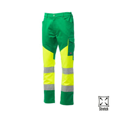 Pantaloni da lavoro Alta Visibilità Edilizia Industria con Bande riflettenti Payper Working