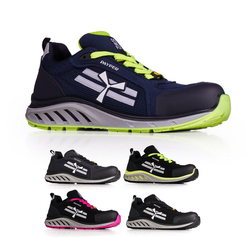Carica immagine in Galleria Viewer, Scarpe antinfortunistiche ultraleggere traspiranti mesh S1PS ESD Payper X-Mercury