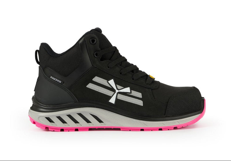 Carica immagine in Galleria Viewer, Scarpe antinfortunistiche alte pelle nabuk resistenti S3S ESD Payper X-Moon Mid