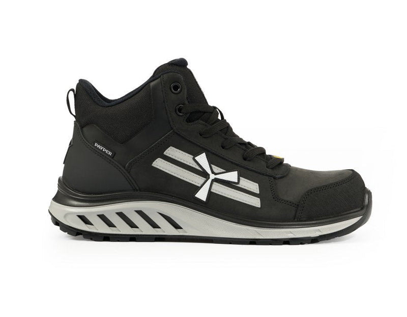 Carica immagine in Galleria Viewer, Scarpe Antinfortunistiche Alte Pelle Nabuk Resistenti S3S ESD Payper X-Moon Mid