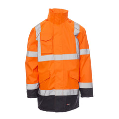 Parka Alta Visibilità Payper Yard Bicolore con Cappuccio Personalizzabile