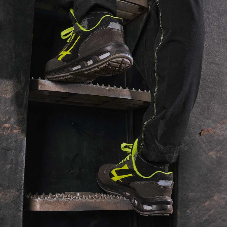 Carica immagine in Galleria Viewer, Scarpe antinfortunistiche basse leggere traspiranti S1PS U-Power Yellow