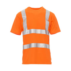T-Shirt da lavoro Alta Visibilità Uomo Girocollo con Bande Riflettenti Payper Avenue