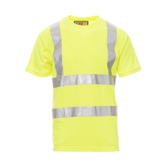 T-Shirt da lavoro Alta Visibilità Uomo Girocollo con Bande Riflettenti Payper Avenue
