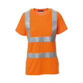 T-Shirt da lavoro Alta Visibilità Donna Girocollo con Bande Riflettenti Payper Avenue Lady