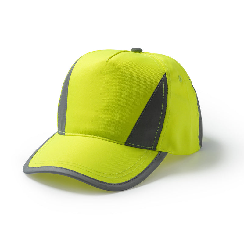 Carica immagine in Galleria Viewer, Roly Balder 7033 – Cappello Alta Visibilità con Bande Riflettenti e Regolabile con Velcro