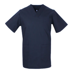 Casacca Sanitaria Unisex – Uomo/Donna con Scollo a V, Maniche Corte, CE – Per Medici, Infermieri, OSS