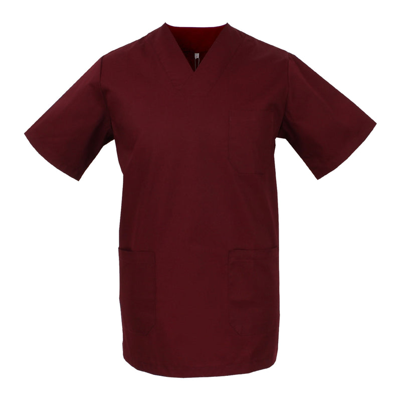 Carica immagine in Galleria Viewer, Casacca Sanitaria Unisex – Uomo/Donna con Scollo a V, Maniche Corte, CE – Per Medici, Infermieri, OSS
