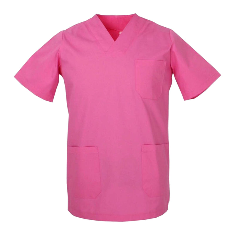 Carica immagine in Galleria Viewer, Casacca Sanitaria Unisex – Uomo/Donna con Scollo a V, Maniche Corte, CE – Per Medici, Infermieri, OSS