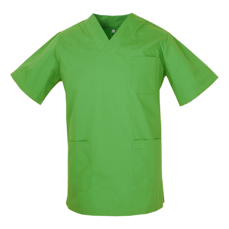 Carica immagine in Galleria Viewer, Casacca Sanitaria Unisex – Uomo/Donna con Scollo a V, Maniche Corte, CE – Per Medici, Infermieri, OSS