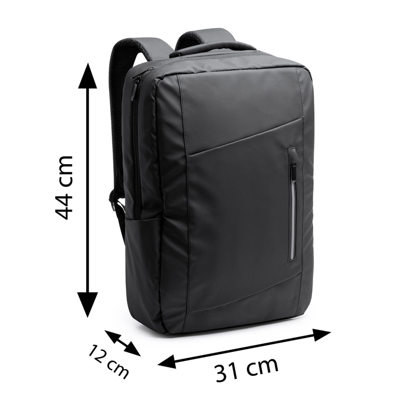 Carica immagine in Galleria Viewer, Zaino Executive in Pelle PU Porta PC 13" con Zip Impermeabile STAMINA DIXON MO1237