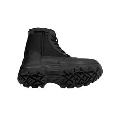 Stivali Anfibi da Lavoro Impermeabili Estivi/Invernali in Pelle con Zip Laterale – Leggeri Uomo Donna | Softair, Militari, Caccia, Tattici, Trekking | Alba&n DS702 02 Nero