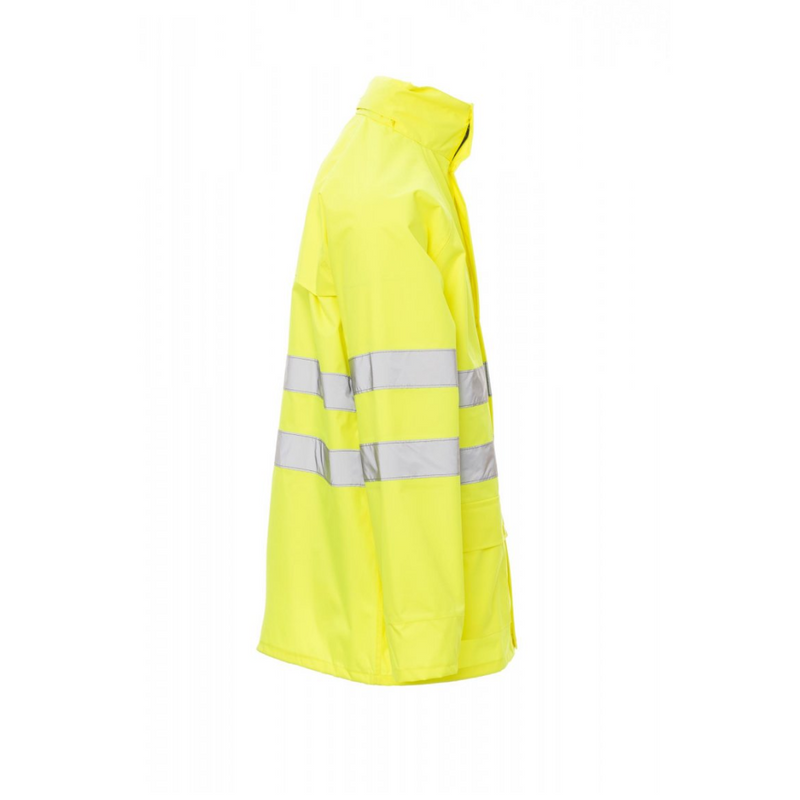 Carica immagine in Galleria Viewer, Giacca Anti Pioggia TAGLIA-L Alta Visibilità Payper Hurricane-Jacket Giallo Fluo Outlet
