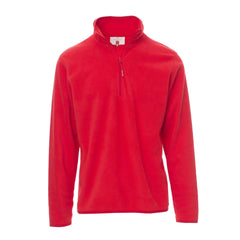 Felpa Uomo Con Mezza Zip Senza Cappuccio in Pile da lavoro Payper SOFT+