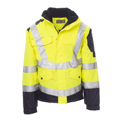 Giubbotto da lavoro Bicolore con Cappuccio Alta Visibilità Payper Freeway