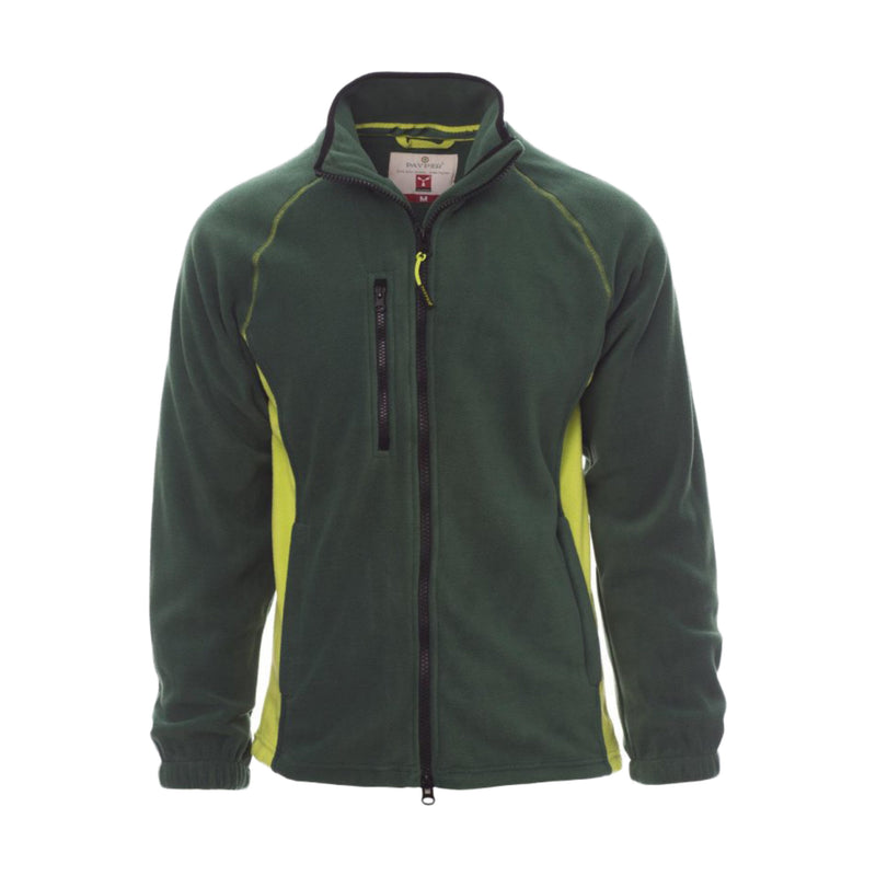 Carica immagine in Galleria Viewer, Felpa in Pile Bicolore da Uomo Invernale con Zip Intera Tasche Payper Aspen+