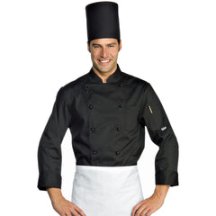 Giacca da Cuoco Classica Isacco – Unisex, Manica Lunga, Bottoni Antipanico