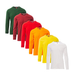 T-Shirt Magliette Personalizzate Girocollo Manica Lunga Uomo da lavoro Payper Pineta in 100% Cotone