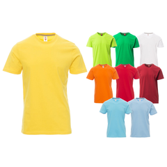 T-Shirt Magliette Personalizzate Girocollo Manica Corta Uomo da lavoro Payper Sunrise 100% Cotone