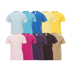 T-Shirt Magliette Personalizzate Girocollo Manica Corta Uomo da lavoro Payper Sunset in 100% Cotone