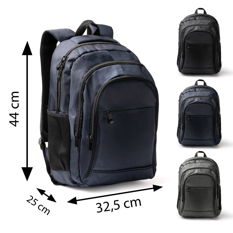 Carica immagine in Galleria Viewer, Zaino in Nylon Multitasche Porta PC 30 Litri STAMINA MARDOK MO7173