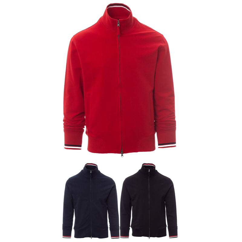 Carica immagine in Galleria Viewer, Felpa da Uomo Zip Intera in Cotone Stretch French Terry Payper Maverick 2.0