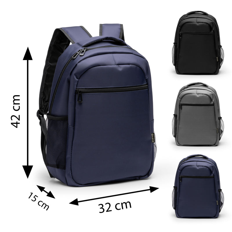 Carica immagine in Galleria Viewer, Zaino Executive in Nylon Riciclato Porta PC 15" 18 Litri STAMINA RUBIX MO1015