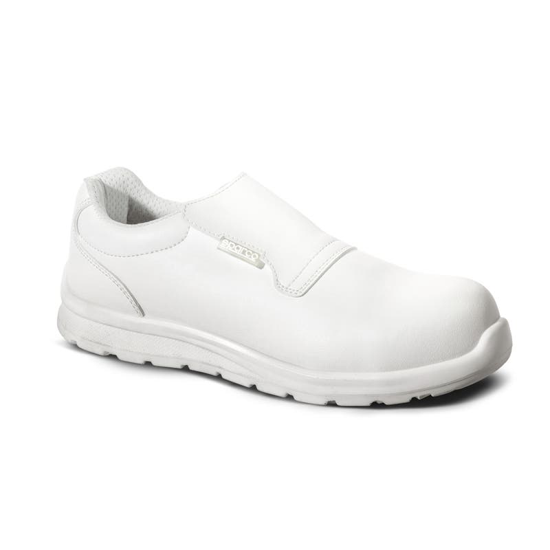 Carica immagine in Galleria Viewer, Scarpe Antinfortunistiche S2 ESD Bianche Senza Lacci Sparco Homy