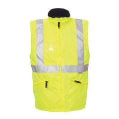 Parka Bicolore in Alta Visibilità da Lavoro con Cappuccio Payper Security Personalizzabile