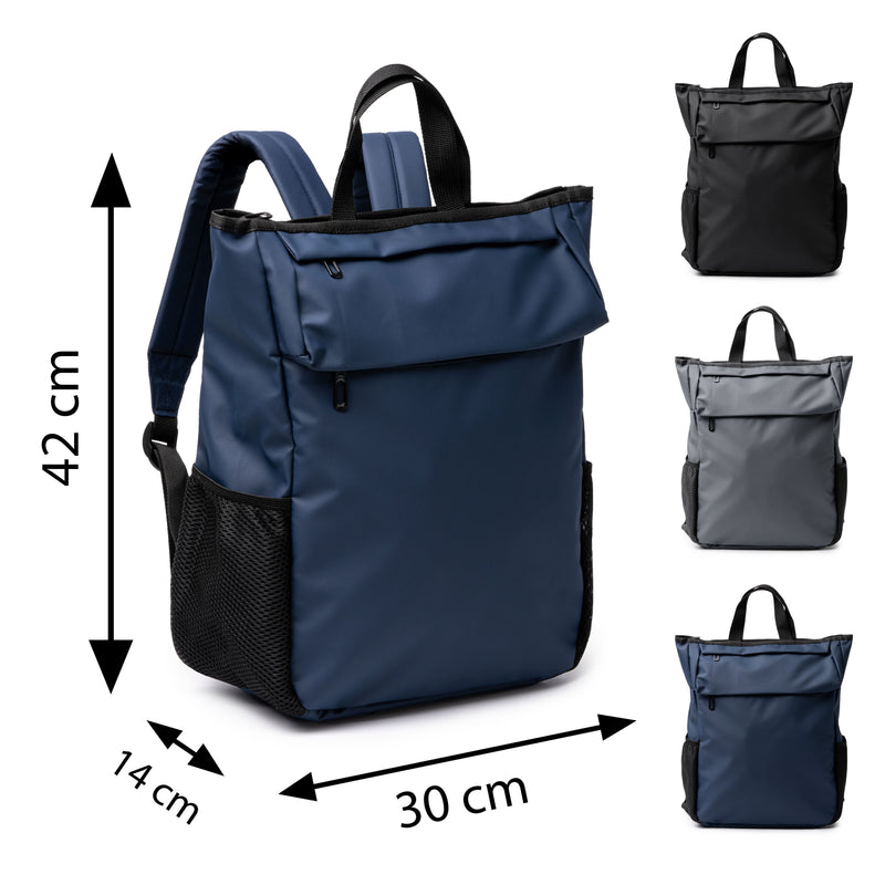 Carica immagine in Galleria Viewer, Zaino in Pelle PU con Pattina e Tasca PC Removibile 20 Litri STAMINA SEIDEL MO1777