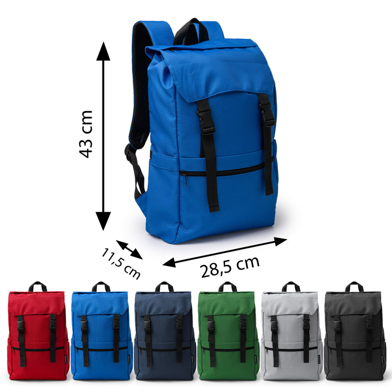 Carica immagine in Galleria Viewer, Zaino in RPET con Pattina Porta PC 15" STAMINA SOLAP MO1784