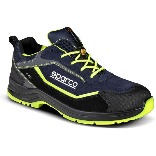 Scarpe Antinfortunistiche S3S Sparco Indy Baltimora ESD SR FO LG Pelle Scamosciata Idrorepellente