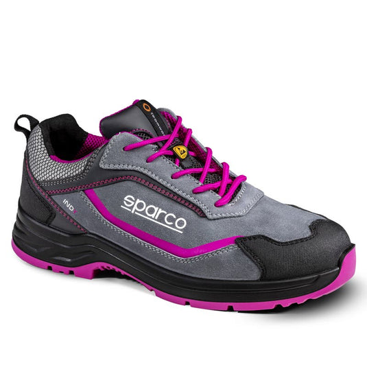 Scarpe Antinfortunistiche S3S Sparco Indy Danica ESD SR FO LG Pelle Scamosciata Idrorepellente