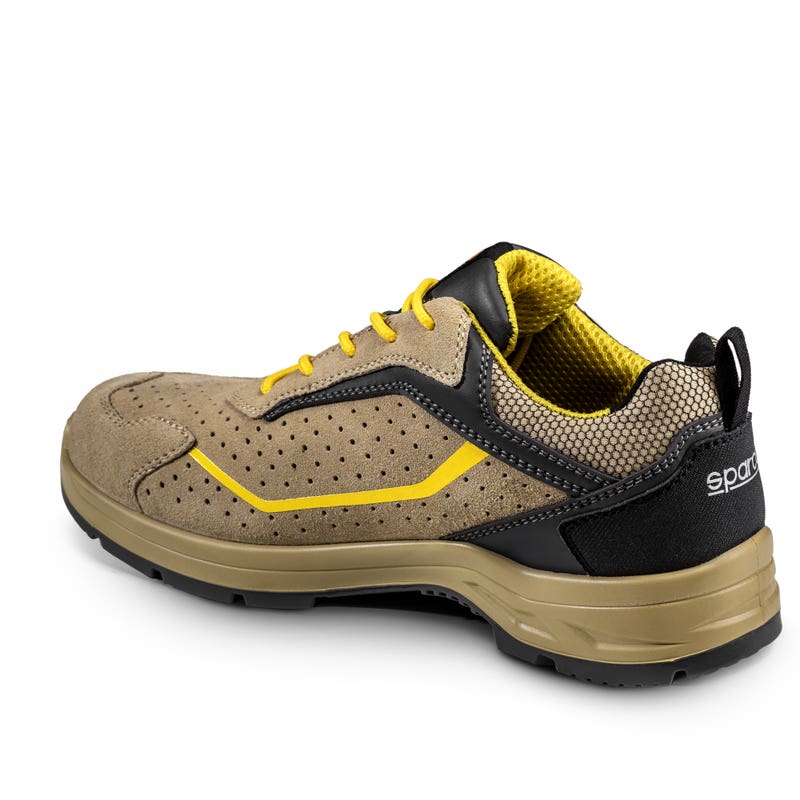 Carica immagine in Galleria Viewer, Scarpe Antinfortunistiche S1PS Sparco Indy Colton ESD SR FO LG Pelle Scamosciata Traforata
