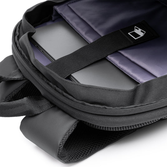 Zaino Antifurto in Pelle PU  Estensibile Porta PC 14" STAMINA KUGAR MO1048