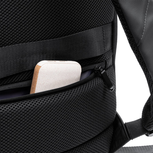 Zaino Antifurto in Pelle PU  Estensibile Porta PC 14" STAMINA KUGAR MO1048