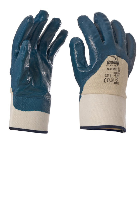 12 Paia Guanti NBR in Jersey con Dorso Aerato e Manichetta Payper TANK NBR3