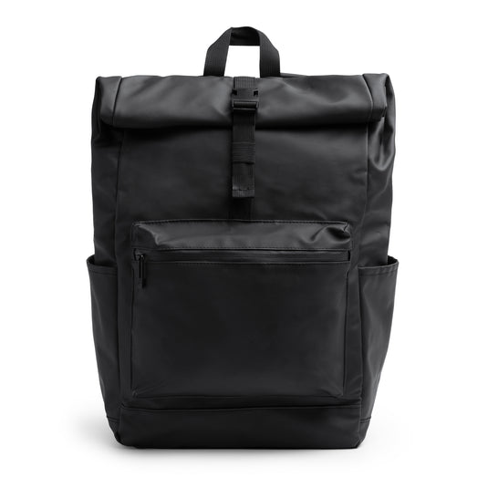Zaino Roll Top in Pelle PU 21 Litri Porta PC 18