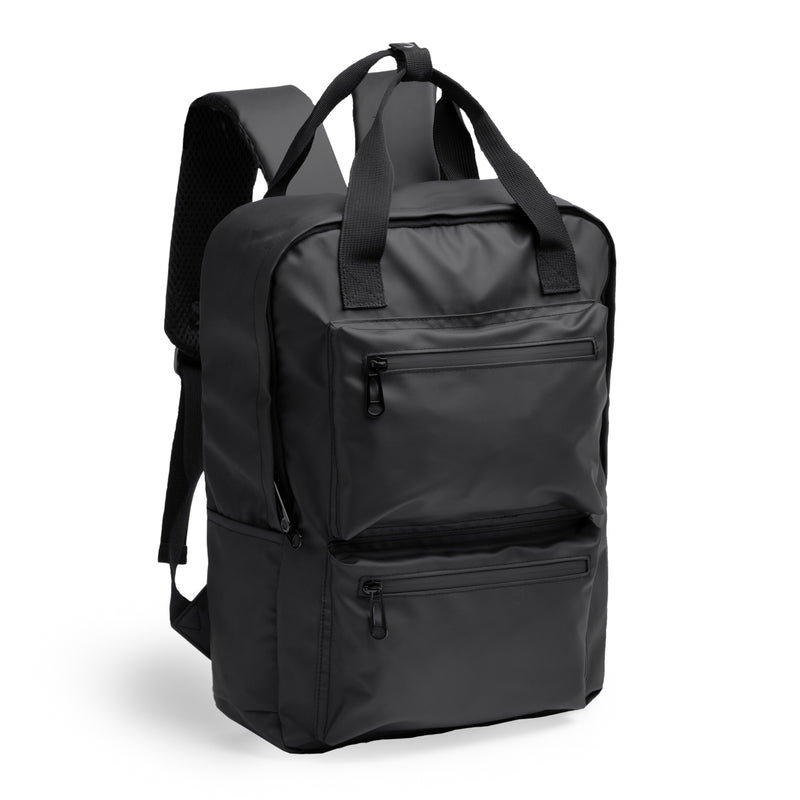 Carica immagine in Galleria Viewer, Zaino in Pelle PU Porta PC 16" con Doppia Tasca Frontale 14 Litri STAMINA RUSEL MO1527

