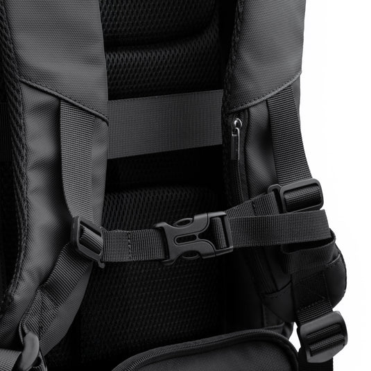 Zaino Viaggio in Pelle PU Porta PC 17" con USB e Antifurto 40 Litri STAMINA RAYAN MO1549