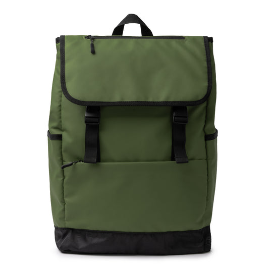 Zaino in Pelle PU con Pattina Porta PC 15" 20 Litri STAMINA TROIS MO1743