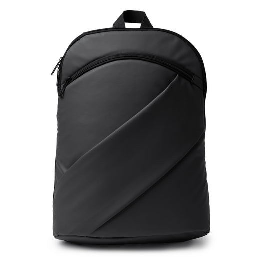 Zaino in Pelle PU Porta PC 15" con Zip Curva e Cinghia Trolley STAMINA LIAM MO1756
