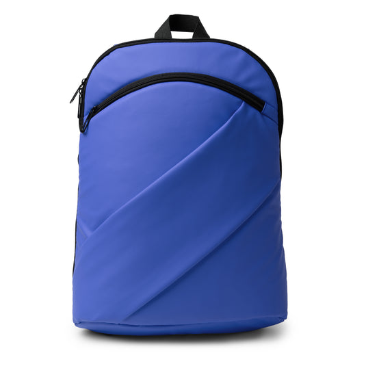 Zaino in Pelle PU Porta PC 15" con Zip Curva e Cinghia Trolley STAMINA LIAM MO1756