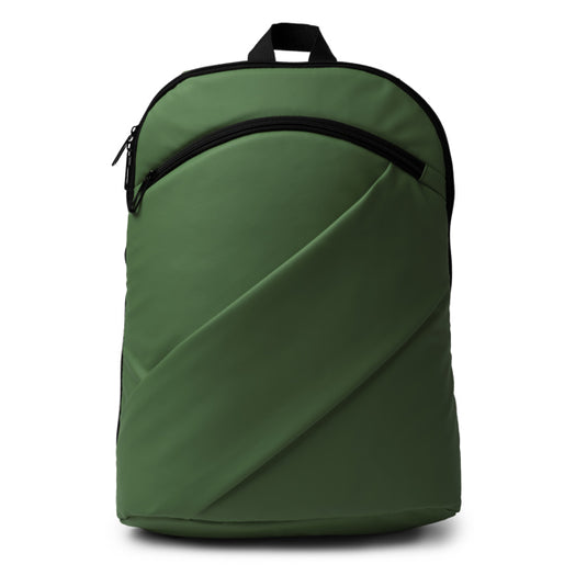 Zaino in Pelle PU Porta PC 15" con Zip Curva e Cinghia Trolley STAMINA LIAM MO1756