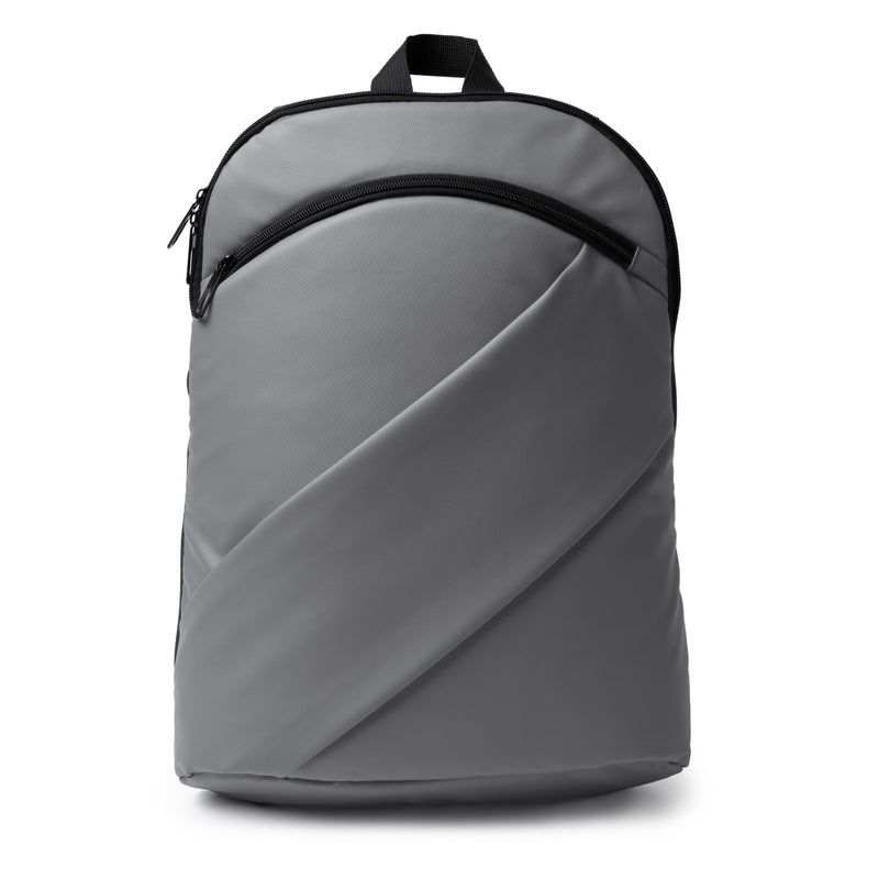 Carica immagine in Galleria Viewer, Zaino in Pelle PU Porta PC 15" con Zip Curva e Cinghia Trolley STAMINA LIAM MO1756
