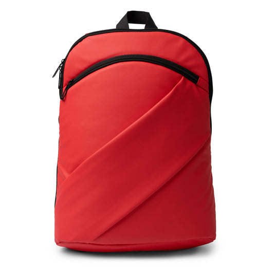 Zaino in Pelle PU Porta PC 15" con Zip Curva e Cinghia Trolley STAMINA LIAM MO1756